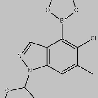 5-Chloro-6-methyl-1-(tetrahydro-2H-pyran-2-yl)-4-(4,4,5,5-tetramethyl-1,3,2-dioxaborolan-2-yl)-1H-indazole(2374152-77-7)